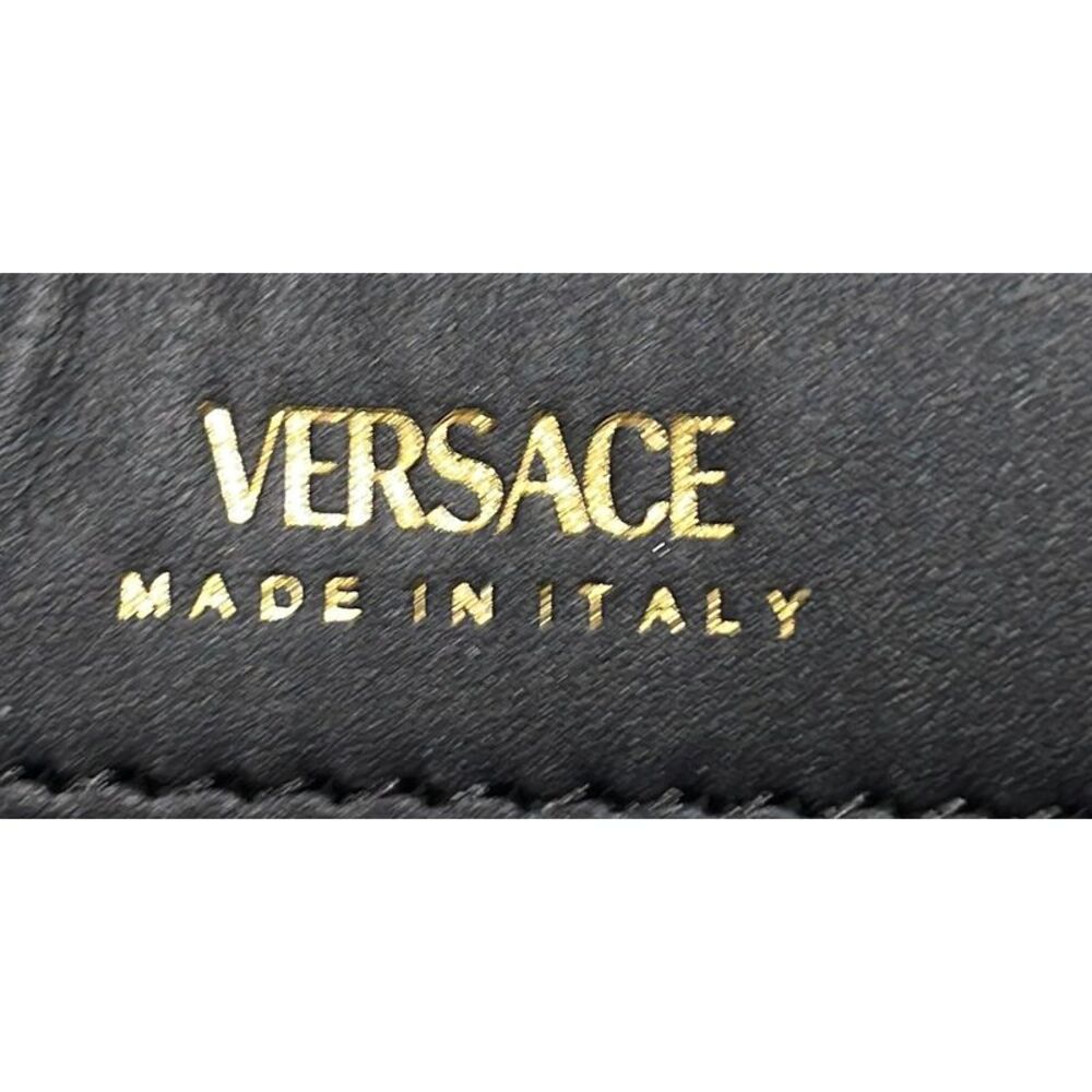 Versace La Medusa Tote Studded Canvas Large Gray - Picture 6 of 6